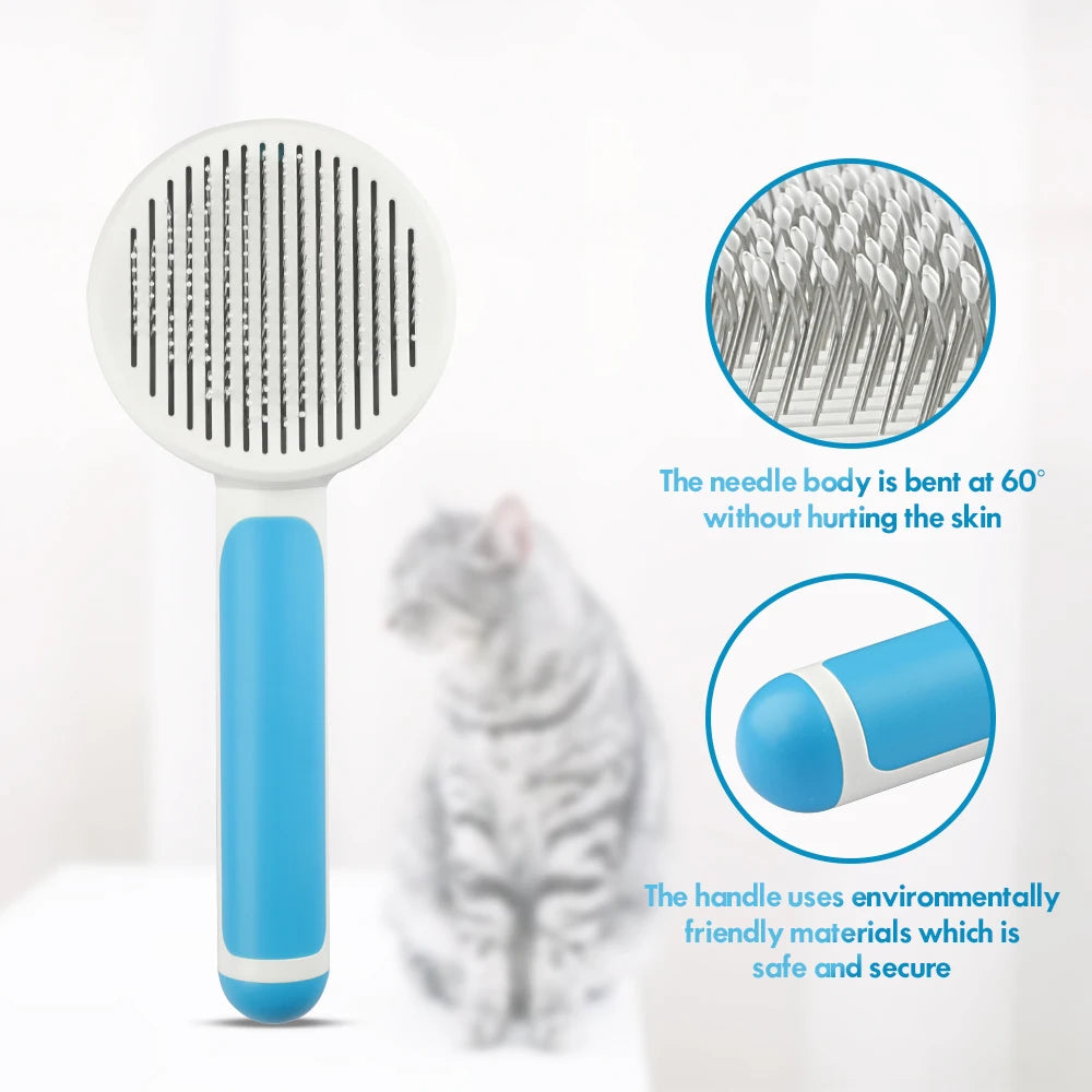 Soft Grooming Massage Brush For Pets - Bark & Meow Emporium