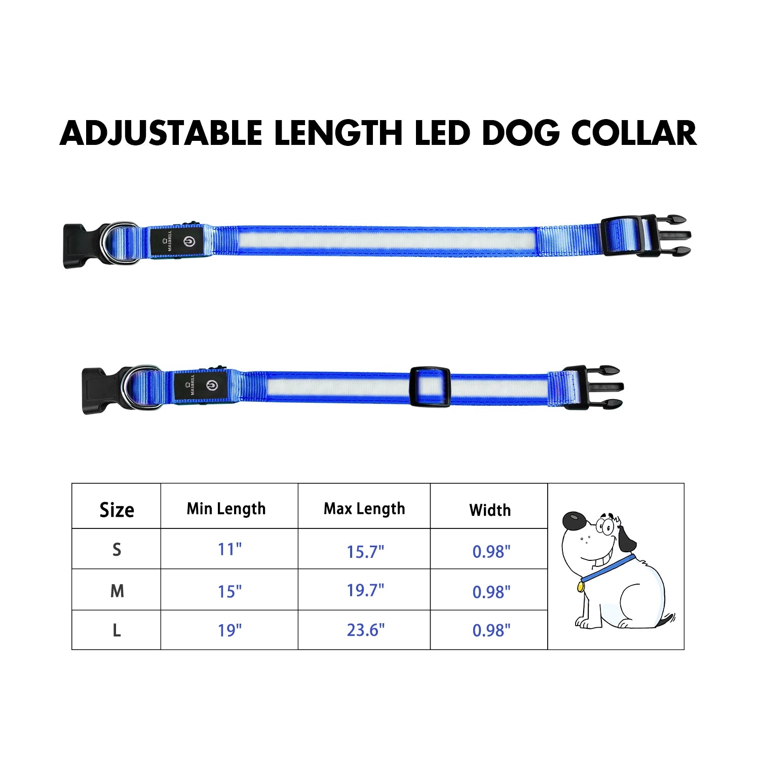 USB Rechargeable Waterproof 3 Modes Flashing Glowing Dog Collars - Bark & Meow Emporium