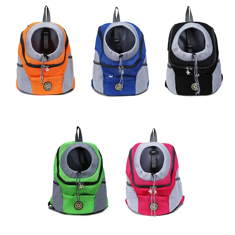 Pet Dog Carrier Bag Carrier For Dogs Backpack Out Double Shoulder Portable Travel Backpack Outdoor Dog Carrier Bag Travel Set