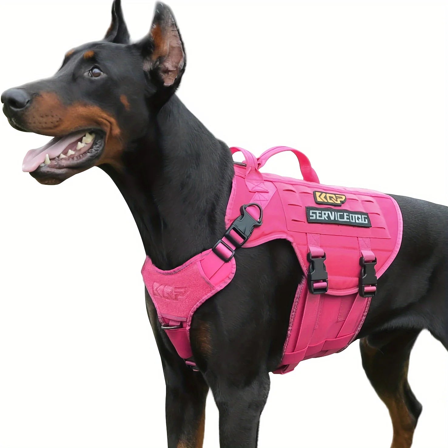 Tactical Dog Harness Reflective Pet Walking Hiking Training - Bark & Meow Emporium