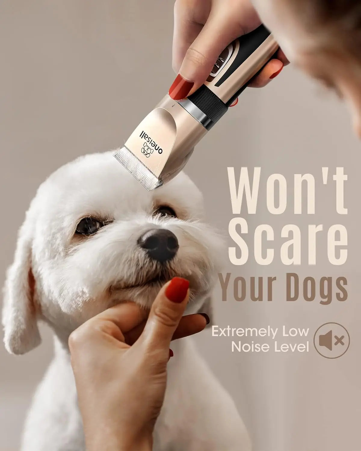 Low Noise 2-Speed Quiet Dog Grooming Kit
