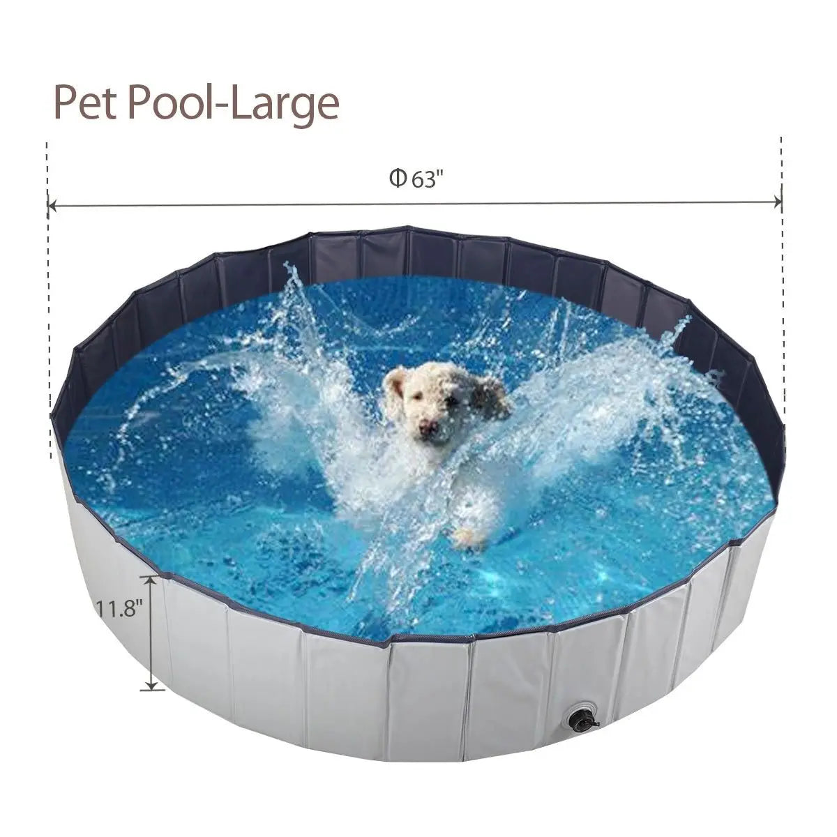 Collapsible Pet Bath Pool