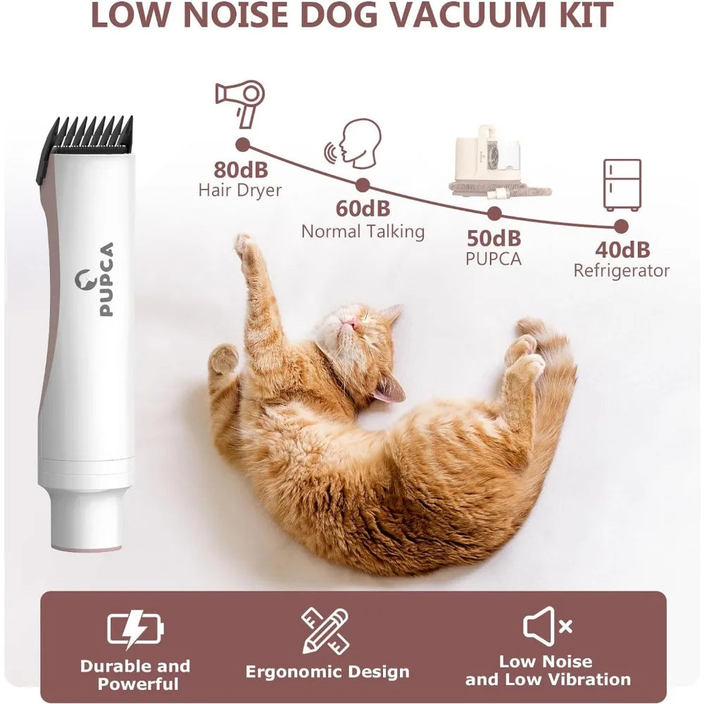 Hair Dryer Accessories Pet Grooming Vacuum Kit - Bark & Meow Emporium