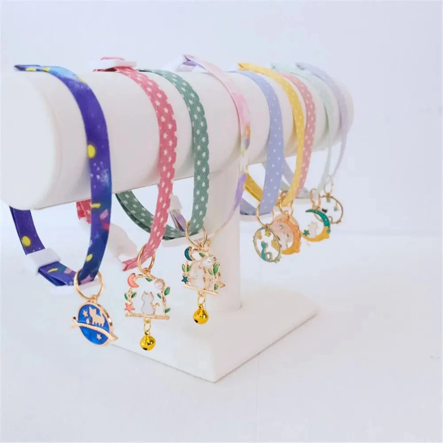 Durable Adjustable Kitten Collar with Adorable Cute Pendant - Bark & Meow Emporium