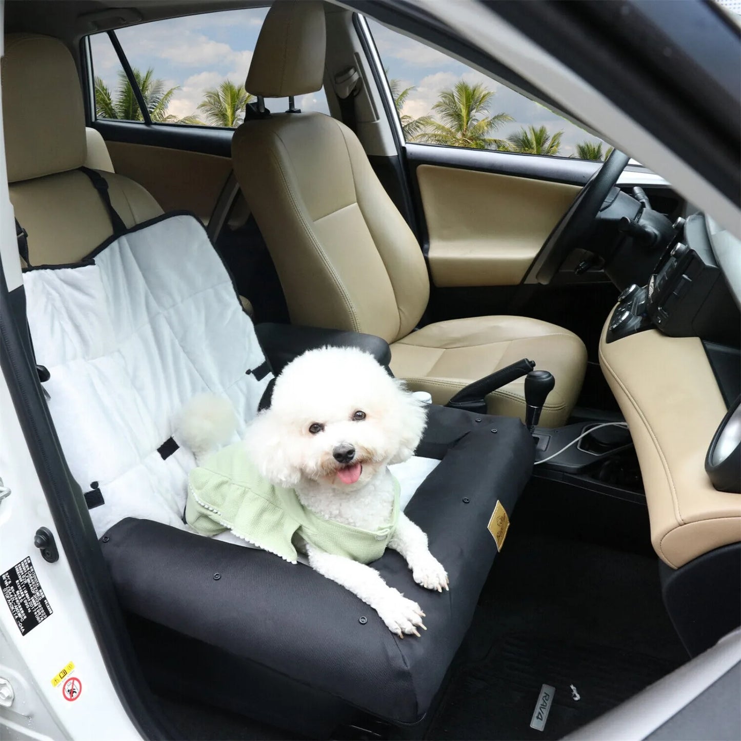 Portable Dog Car Seat, Bed Strap, Travel Safety Belt - Bark & Meow Emporium