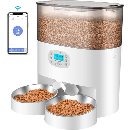 Honey Guaridan 6L Automatic Cat Feeder for 2 Pets - Bark & Meow Emporium