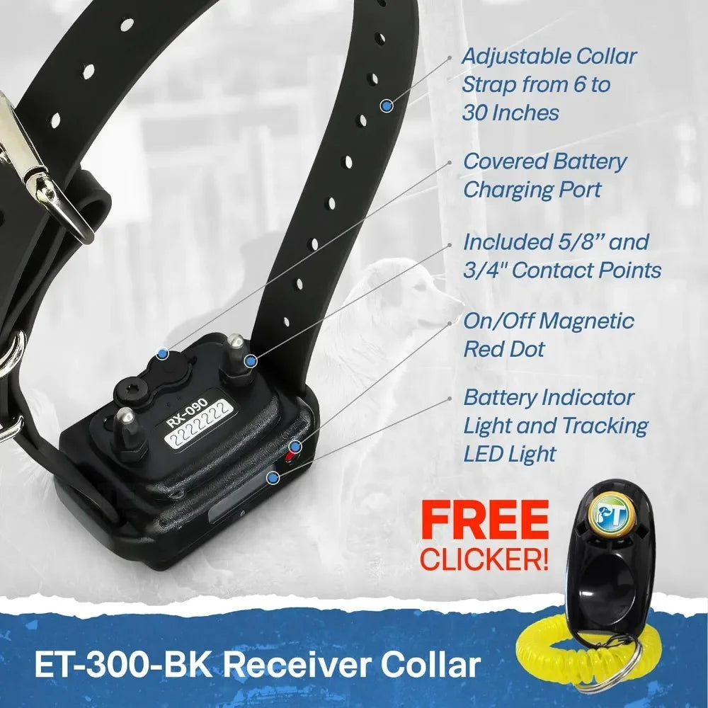 Electronic Training Collars with Remote Control - 1/2 Mile Range, Waterproof, Rechargeable - Bark & Meow Emporium