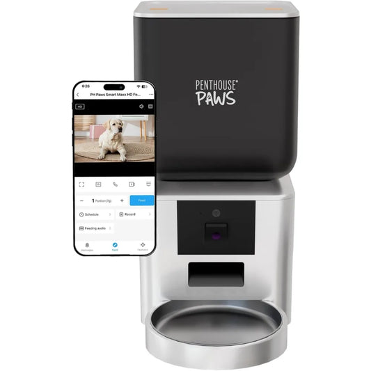 HD WiFi Automatic Feeder for Cats and Dogs with Camera - Bark & Meow Emporium