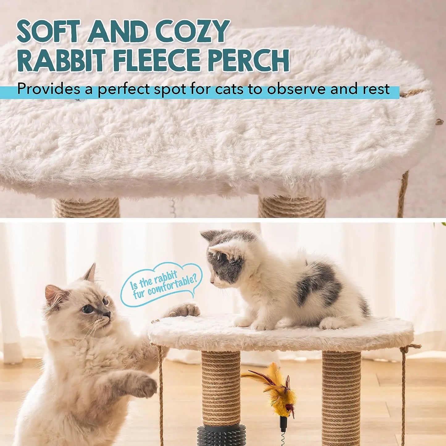 Rest Natural Sisal Scratcher Interactive Cat Toys - Bark & Meow Emporium