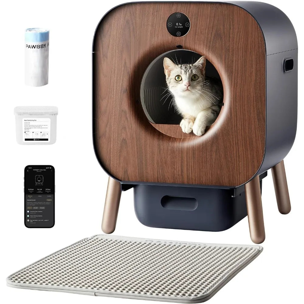 Automatic Cat Litter Box Self Cleaning - Bark & Meow Emporium