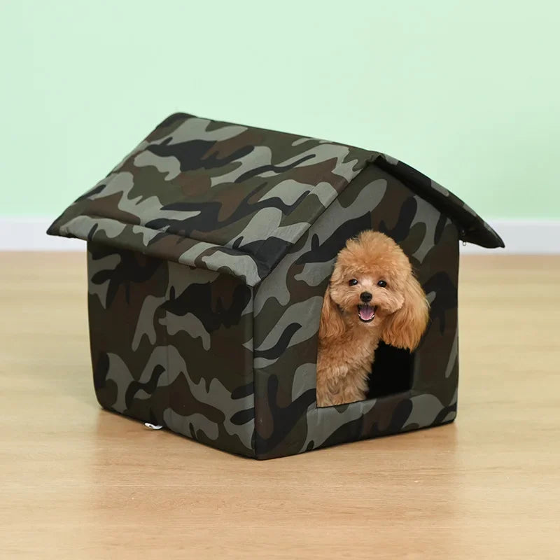 Waterproof Outdoor Pet House Thickened Cat Nest Tent Cabin Pet Bed Tent Cat Kennel Portable Travel Nest Pet Carrier Wholesale - Bark & Meow Emporium