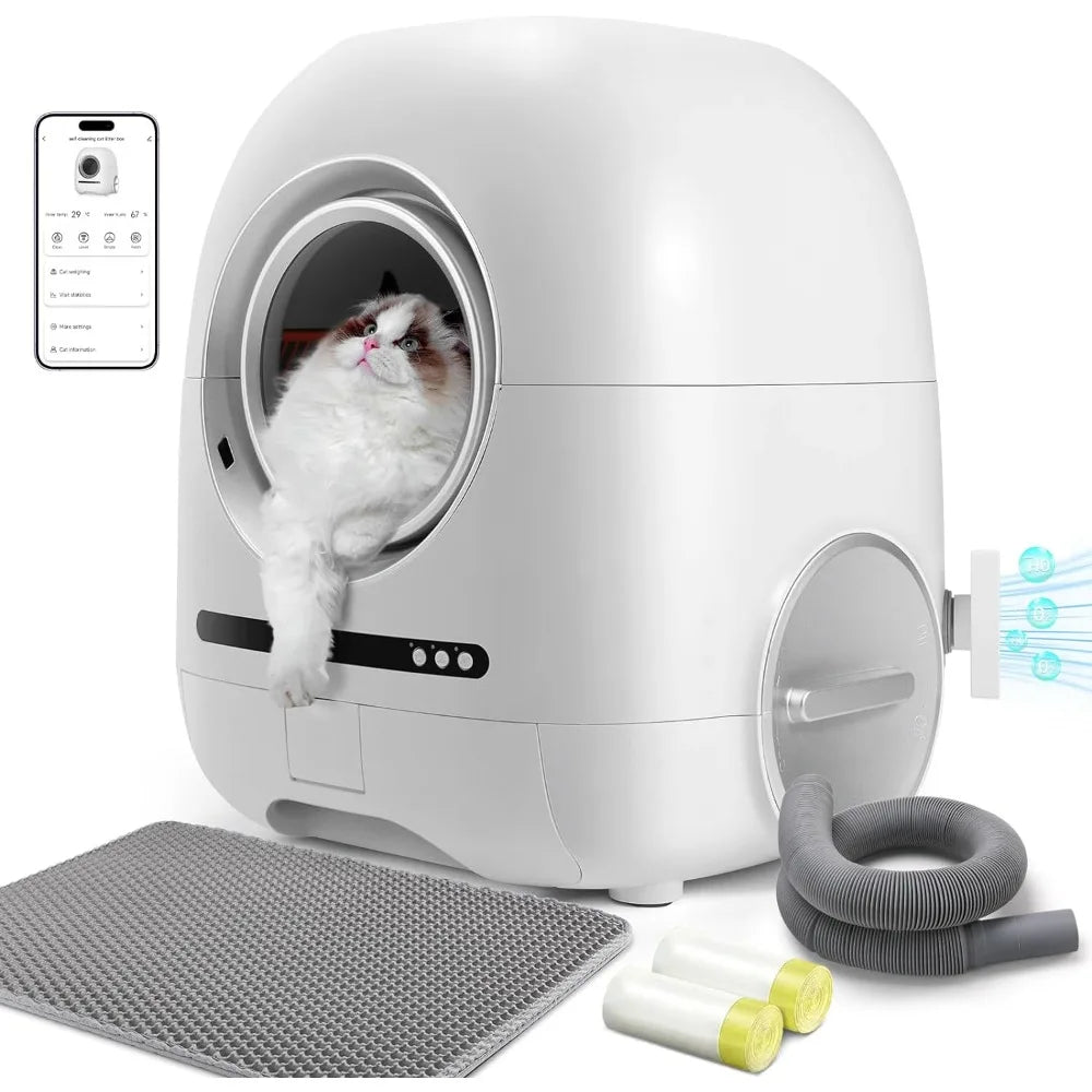 Self Cleaning Cat Litter Box - Bark & Meow Emporium