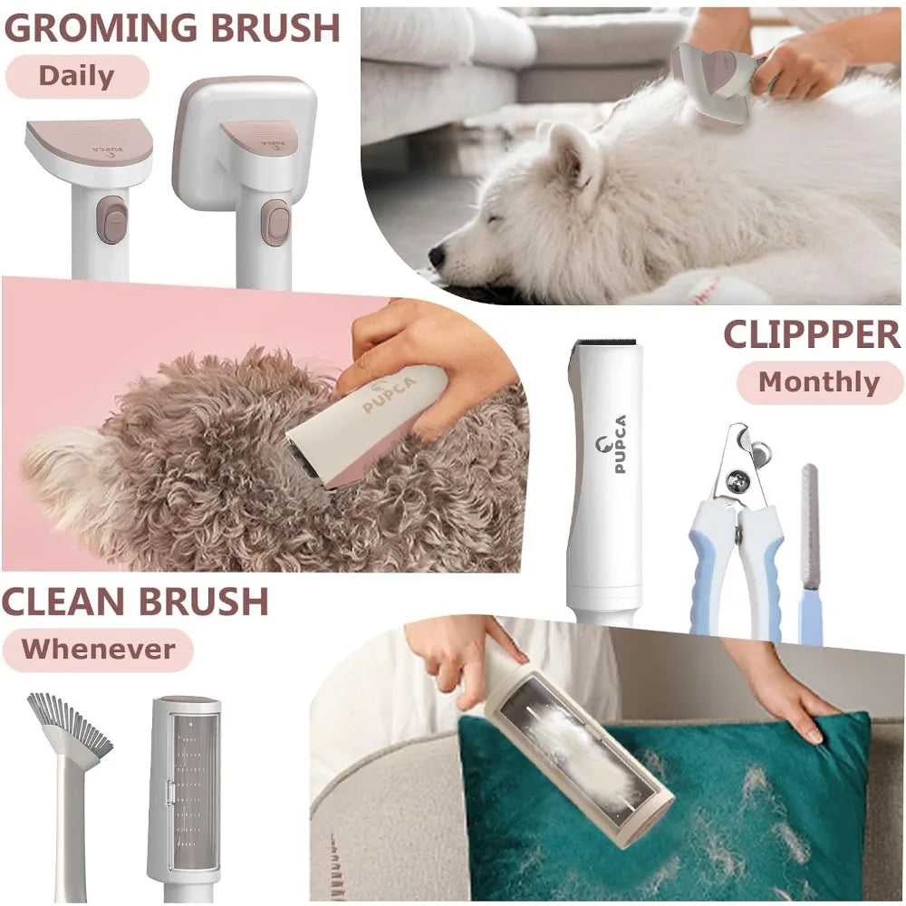 Hair Dryer Accessories Pet Grooming Vacuum Kit - Bark & Meow Emporium