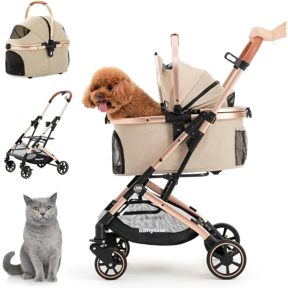 Detachable Carrier Pet Strollers