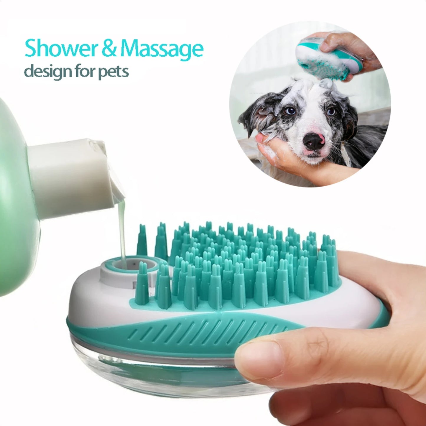 Double-sided Pet Grooming Brush for gentle fur care - Bark & Meow Emporium