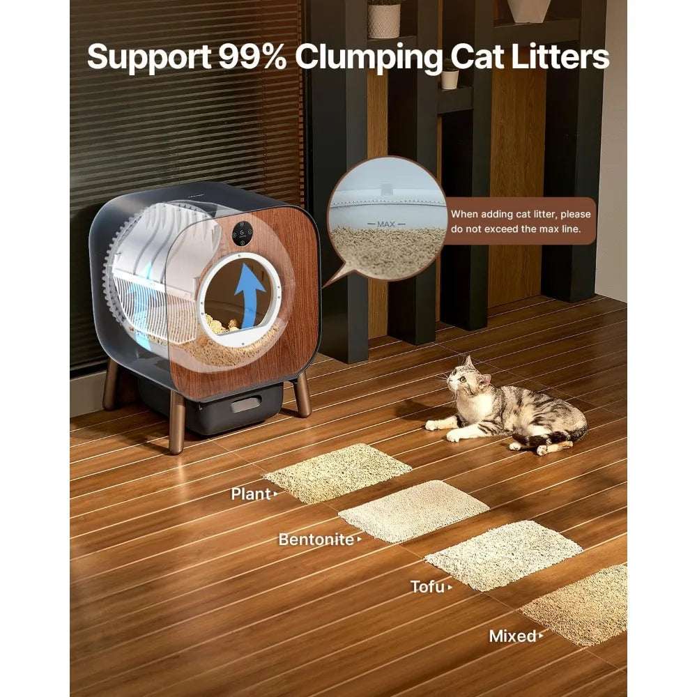 Automatic Cat Litter Box Self Cleaning - Bark & Meow Emporium