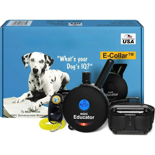 Electronic Training Collars with Remote Control - 1/2 Mile Range, Waterproof, Rechargeable - Bark & Meow Emporium