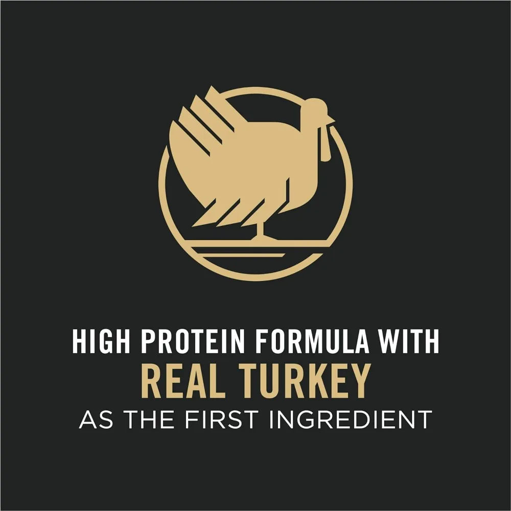 High Protein Dog Food With Probiotics Shredded Blend Turkey & Rice Formula - 33 lb. Bag - Bark & Meow Emporium