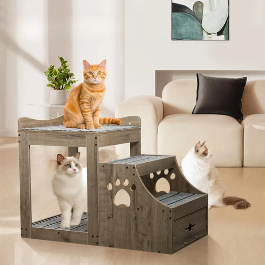 Bed Couch with Drawers for Bedside - Bark & Meow Emporium