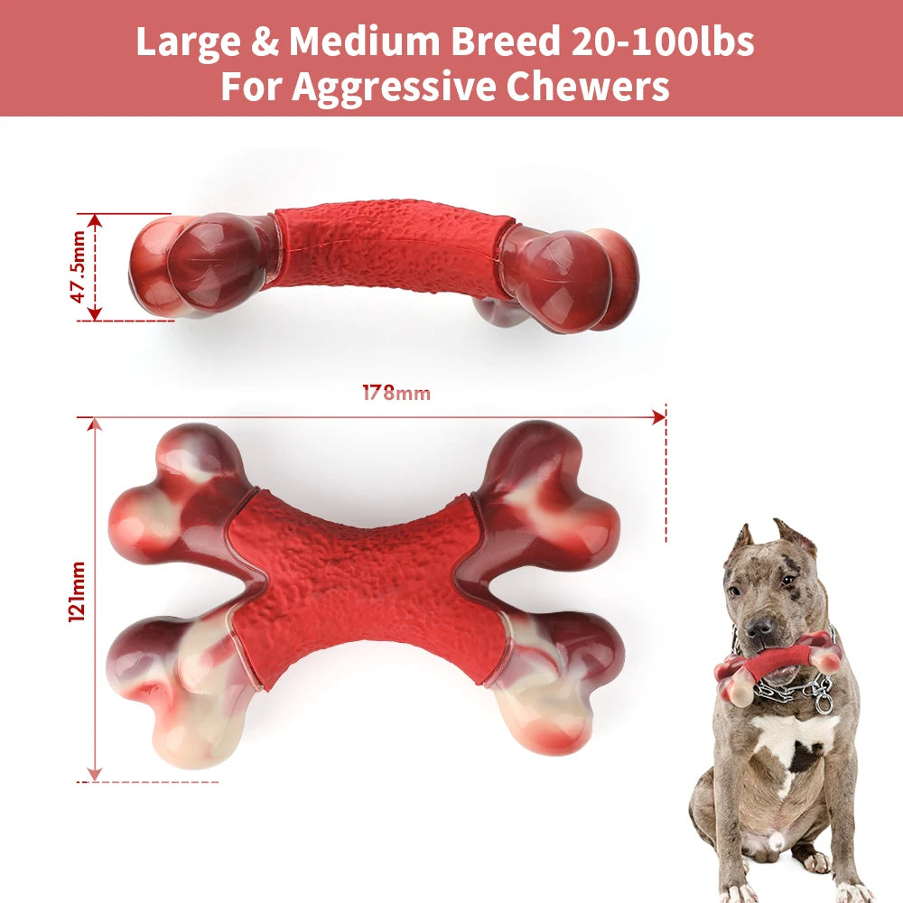 Rubber Interactive Toys Dog Teething for Large Medium Small Puppies - Bark & Meow Emporium