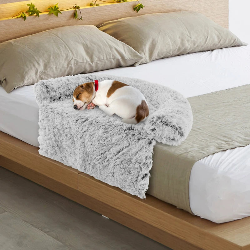 Soft Cozy Pet Dog Bed with Removable Washable Cover Furniture Protector - Bark & Meow Emporium