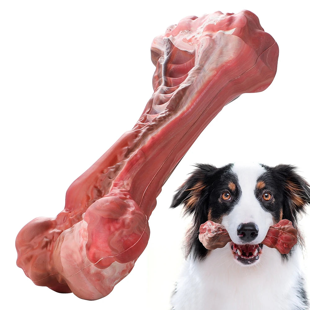 MASBRILL Dog Toys Aggressive Chewers Large Dogs Bone-Shaped Indestructible Dog Toys Nylon Interactive Dog Toys Teeth Cleaning - Bark & Meow Emporium