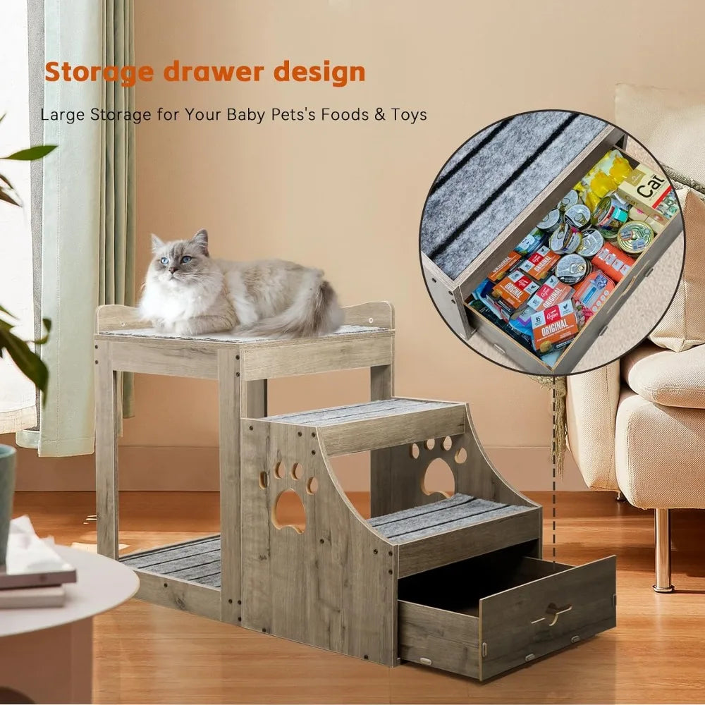 Bed Couch with Drawers for Bedside - Bark & Meow Emporium