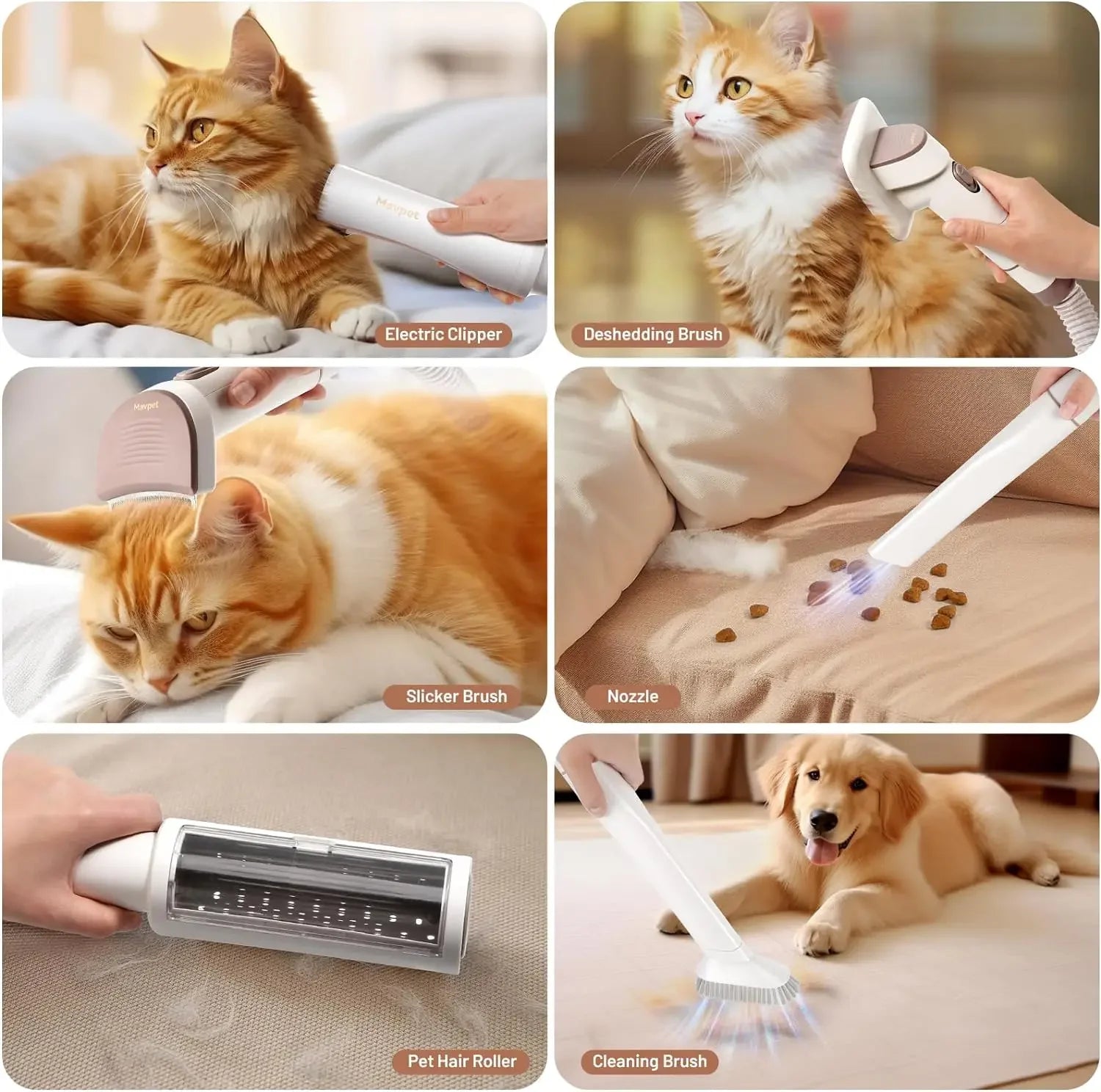 Grooming Kit & Vacuum Suction - Bark & Meow Emporium