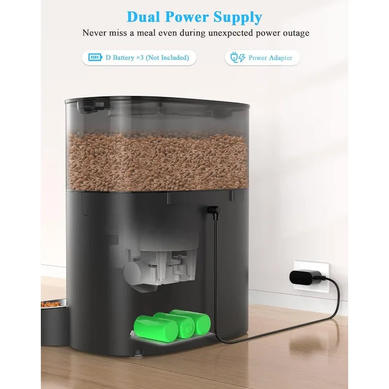 HoneyGuaridan 6L Smart Automatic Pet Feeder