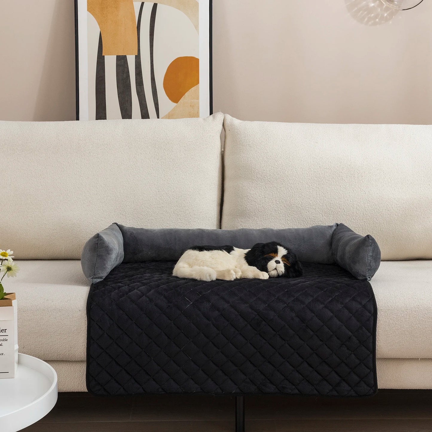 Couch Protector Soft Plush Fabric Pet Pad Furniture - Bark & Meow Emporium