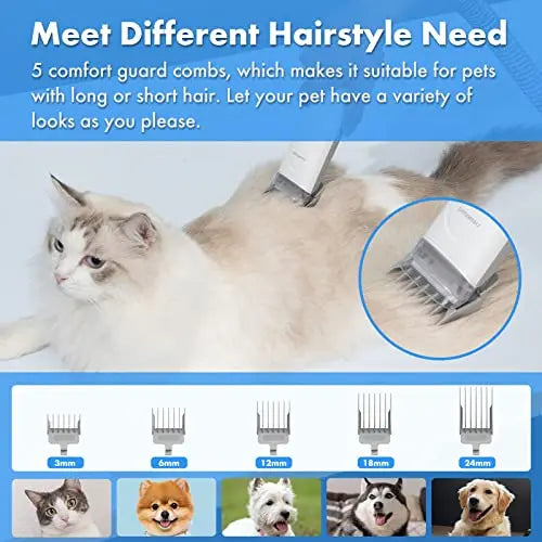 Professional Pet Grooming Kit Tool Vacuum Cleaner