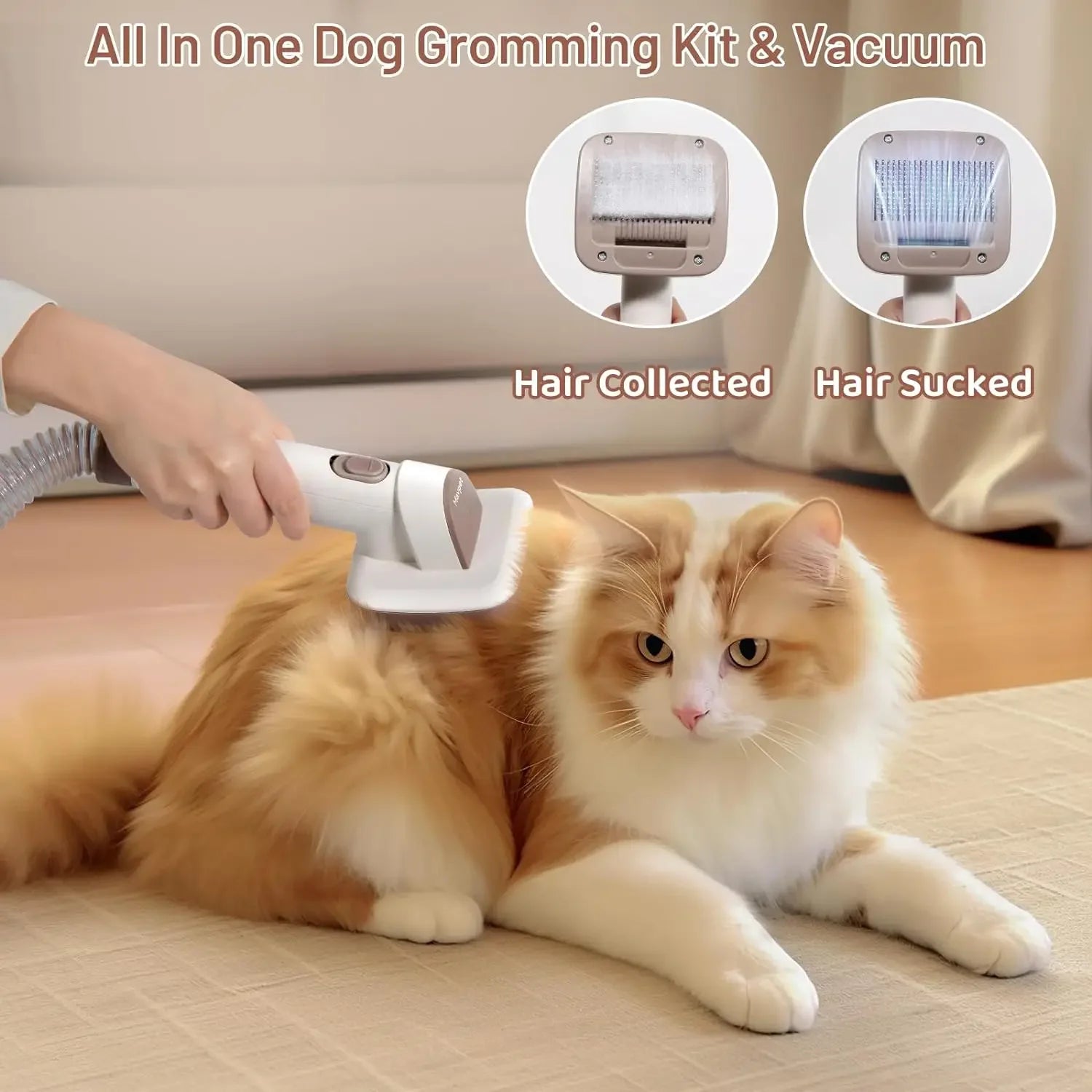 Grooming Kit & Vacuum Suction - Bark & Meow Emporium