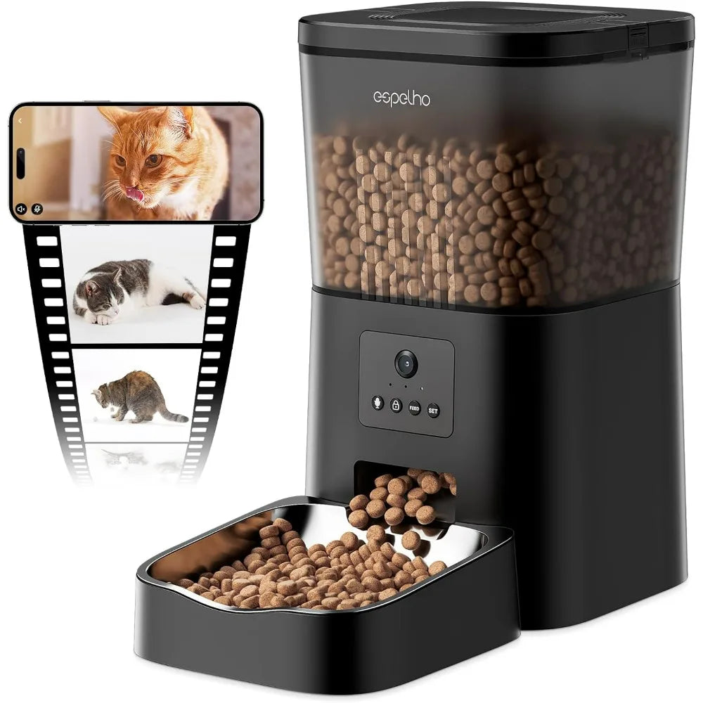 Automatic Pet Feeder with Voice Recorder and Motion Detection