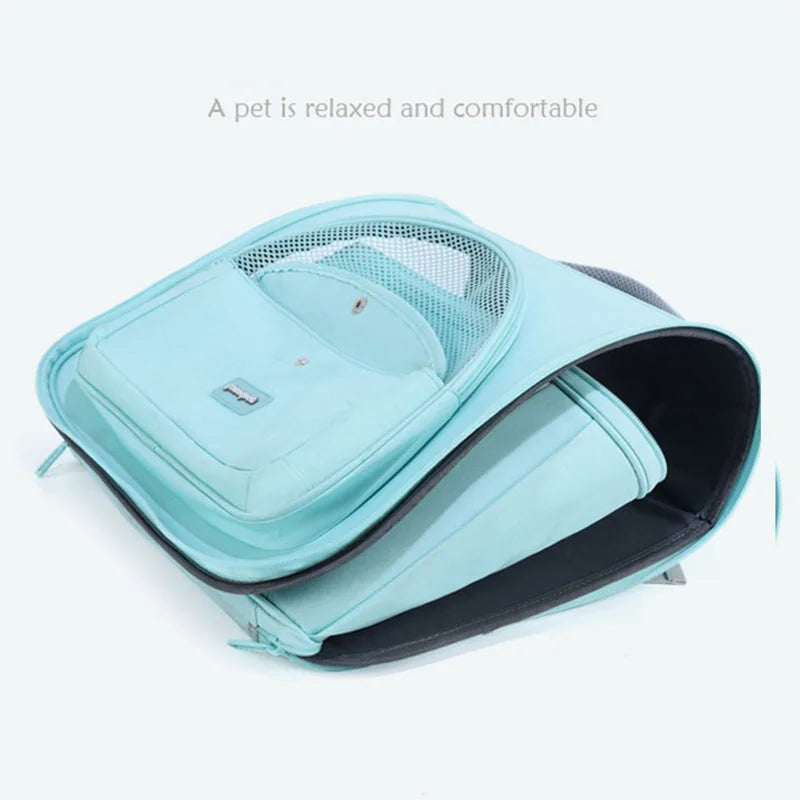 Portable Outdoor Carrier Foldable Ventilated Design Cat Dog Backpack