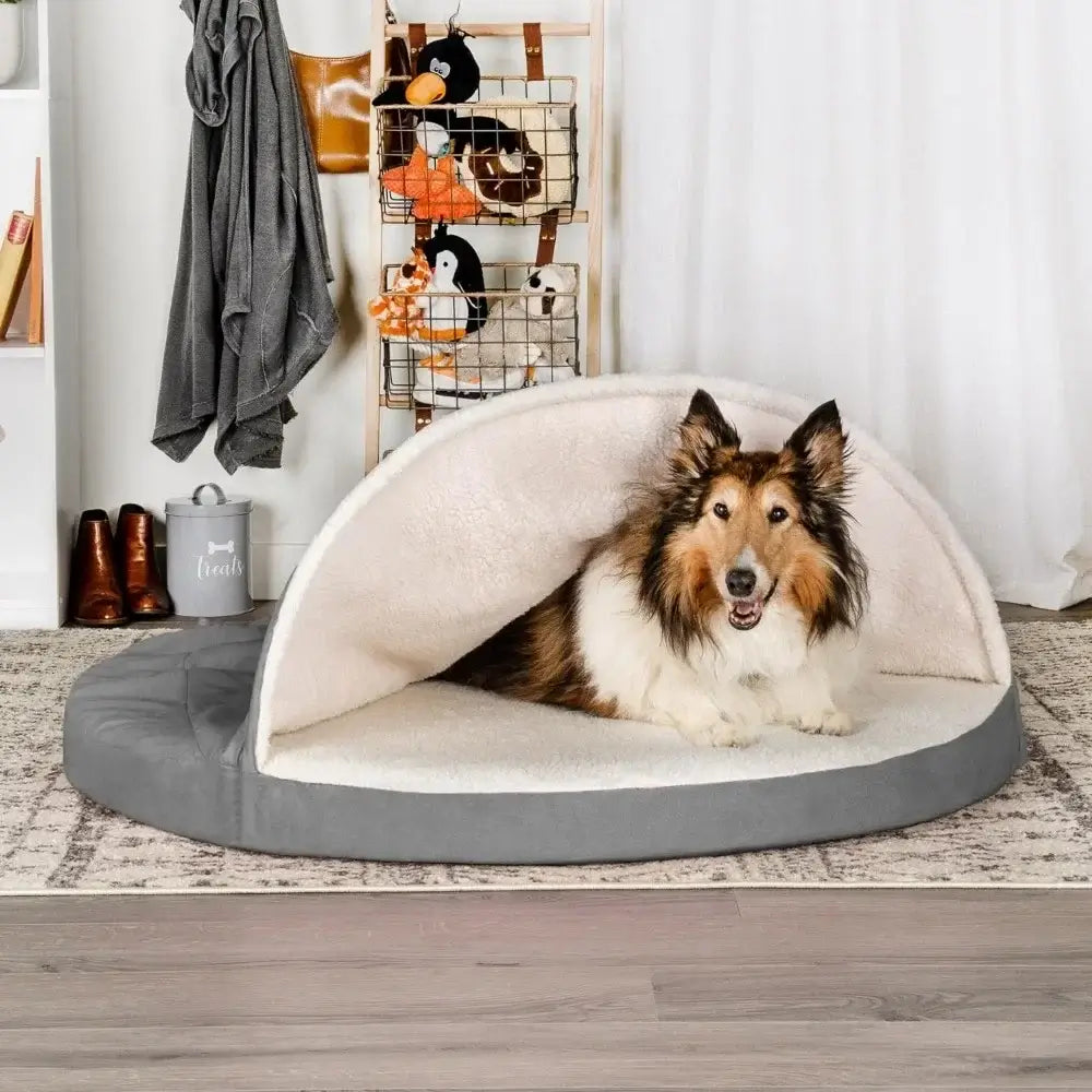 Gray Living Room Sofa Bean Bag Chairs for Pet - Bark & Meow Emporium