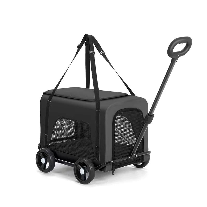 Wholesale Lightweight 4-Wheel Pet Travel Trolley - Bark & Meow Emporium