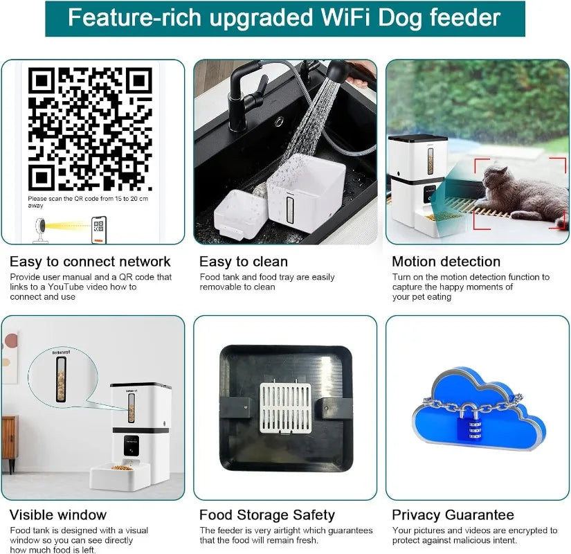 Automatic Pet Feeder with Camera