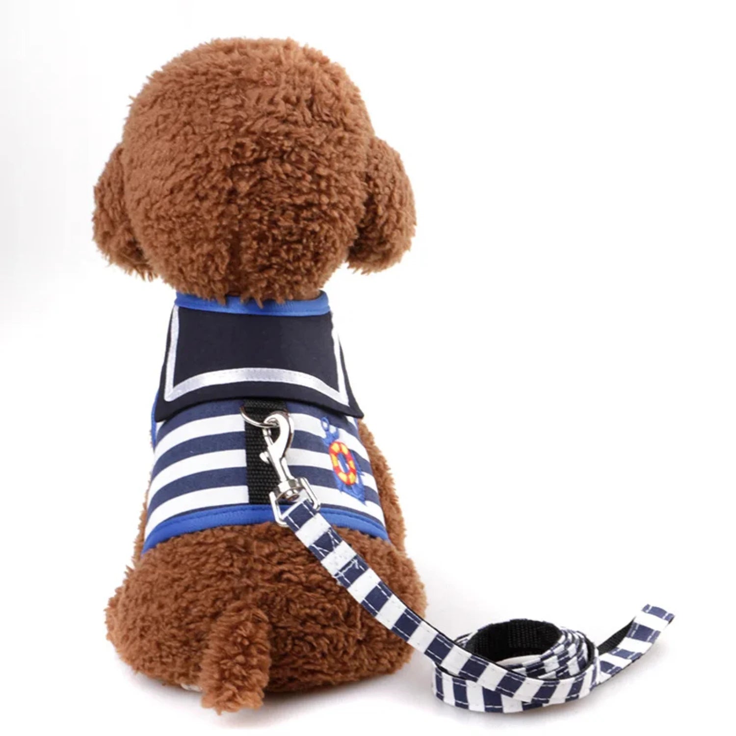 Adjustable Cute Navy Suit Style Creative Chest Strap Harness Leash - Bark & Meow Emporium