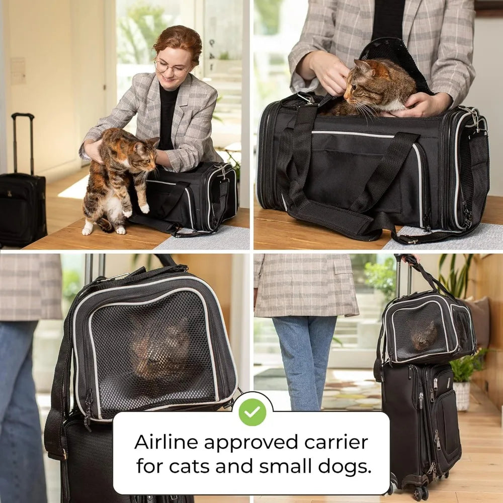 TSA Approved Pet Carriers Expandable - Bark & Meow Emporium