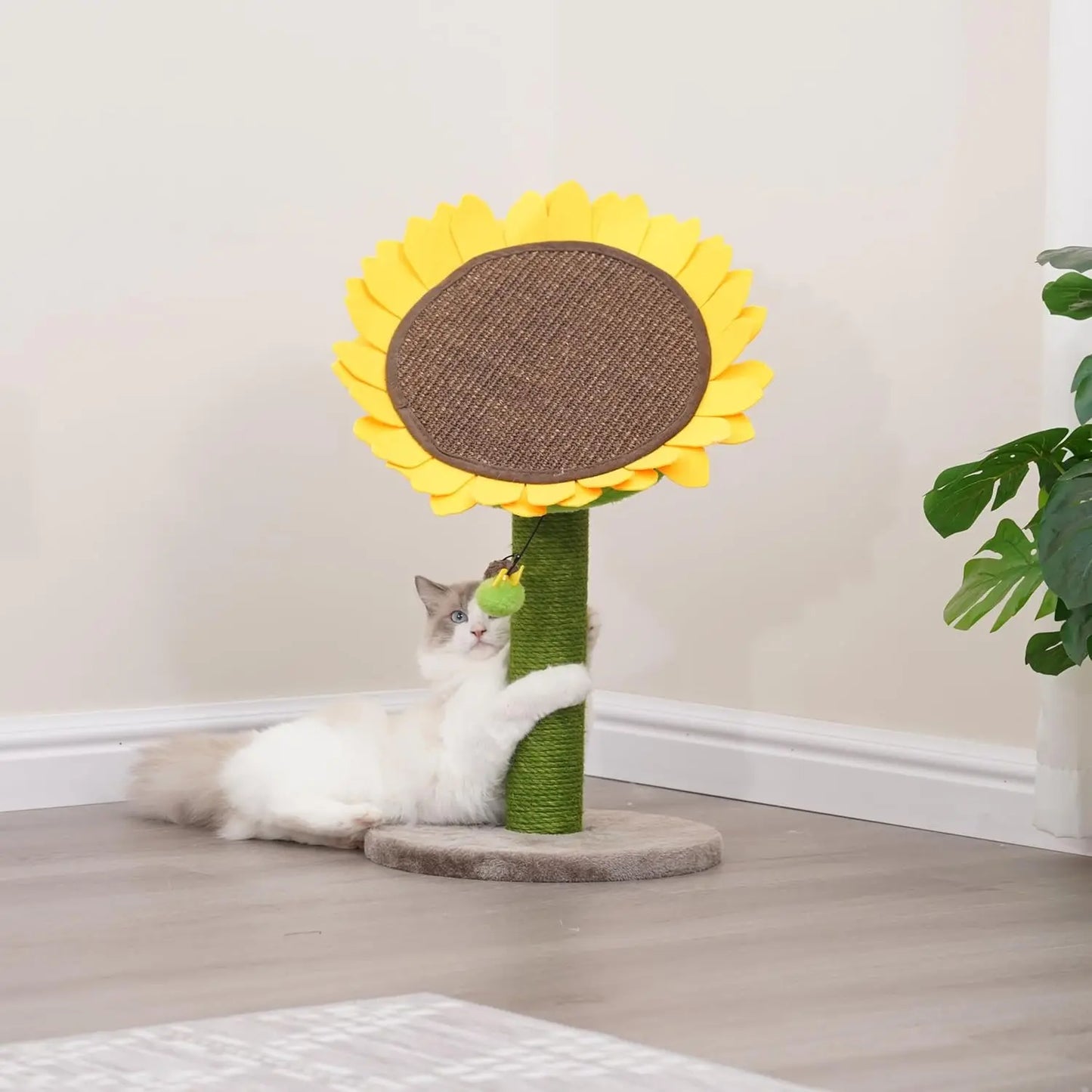 Sun Flower Scratching Post - Bark & Meow Emporium