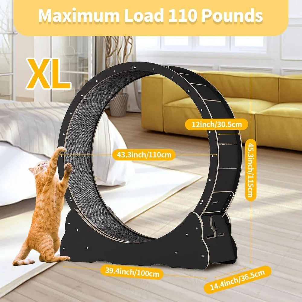 Cat Exercise Wheel for Indoor and Training Toys - Bark & Meow Emporium