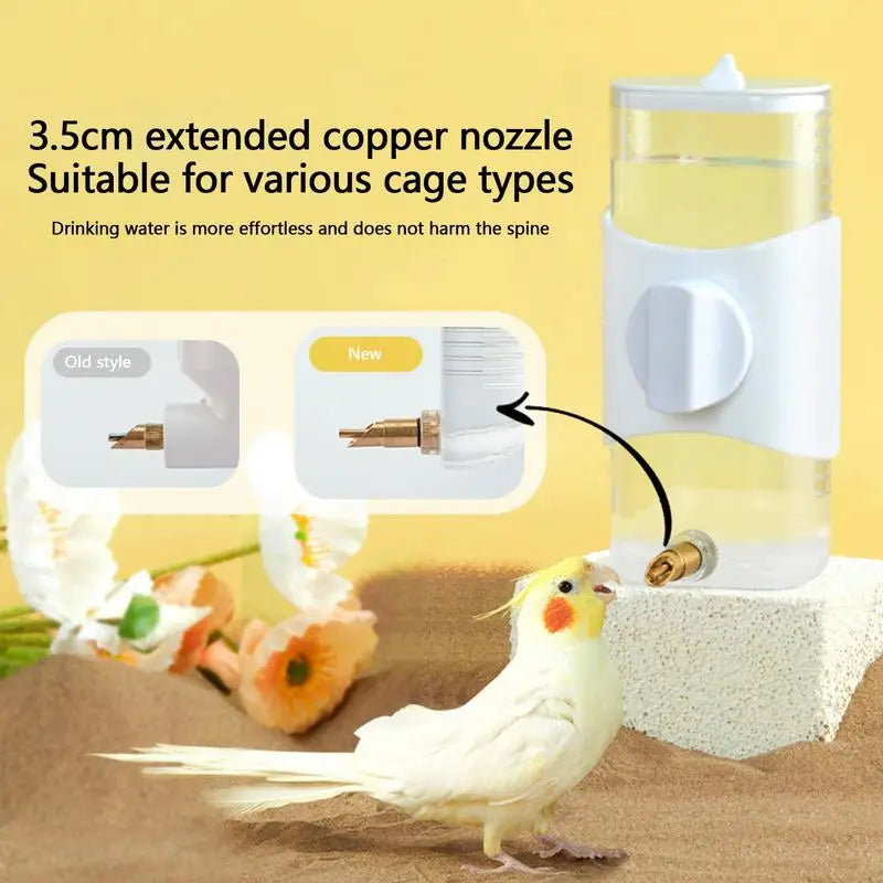 Automatic Food Bowl Drinking Water Dispenser for Pet Birds