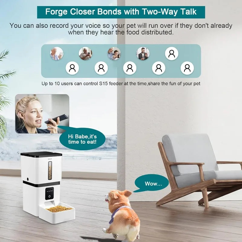 Automatic Pet Feeder with Camera