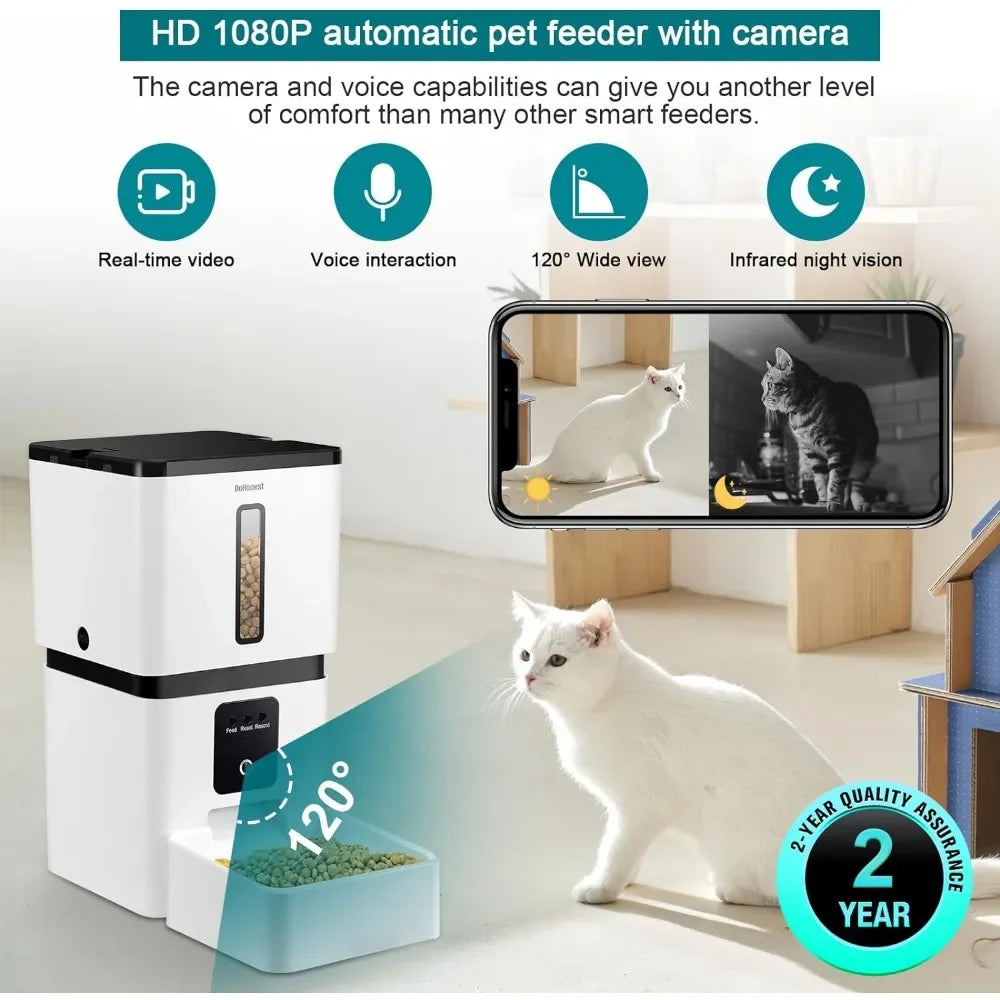 Automatic Dog Food Dispenser with Camera