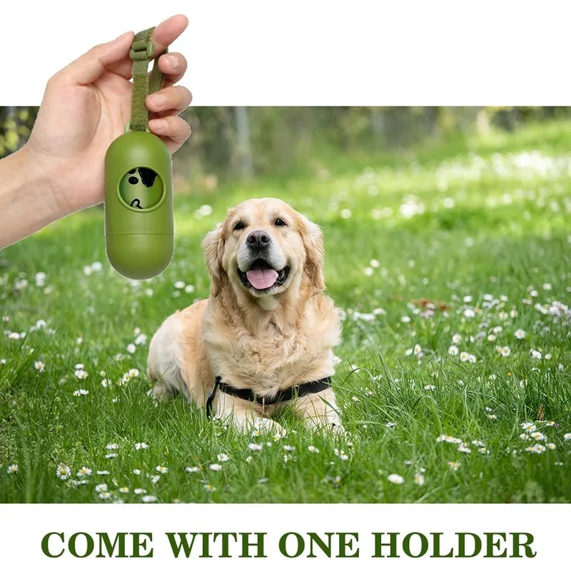 Dog Waste Bags with Dispenser