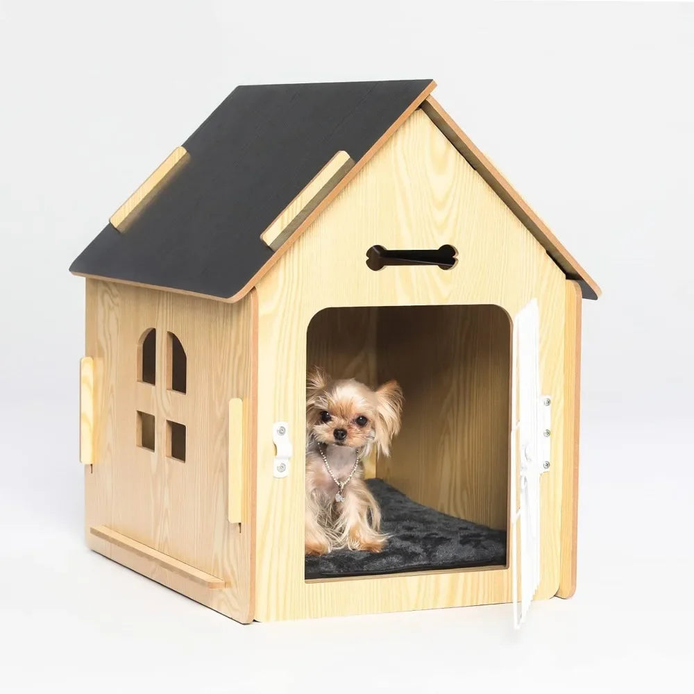 Indoor Comfortable Wooden Design Dog House for Small Dogs Small